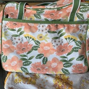 Thirty One morning floral weekender, cosmetic case, roll call organizer, pouch